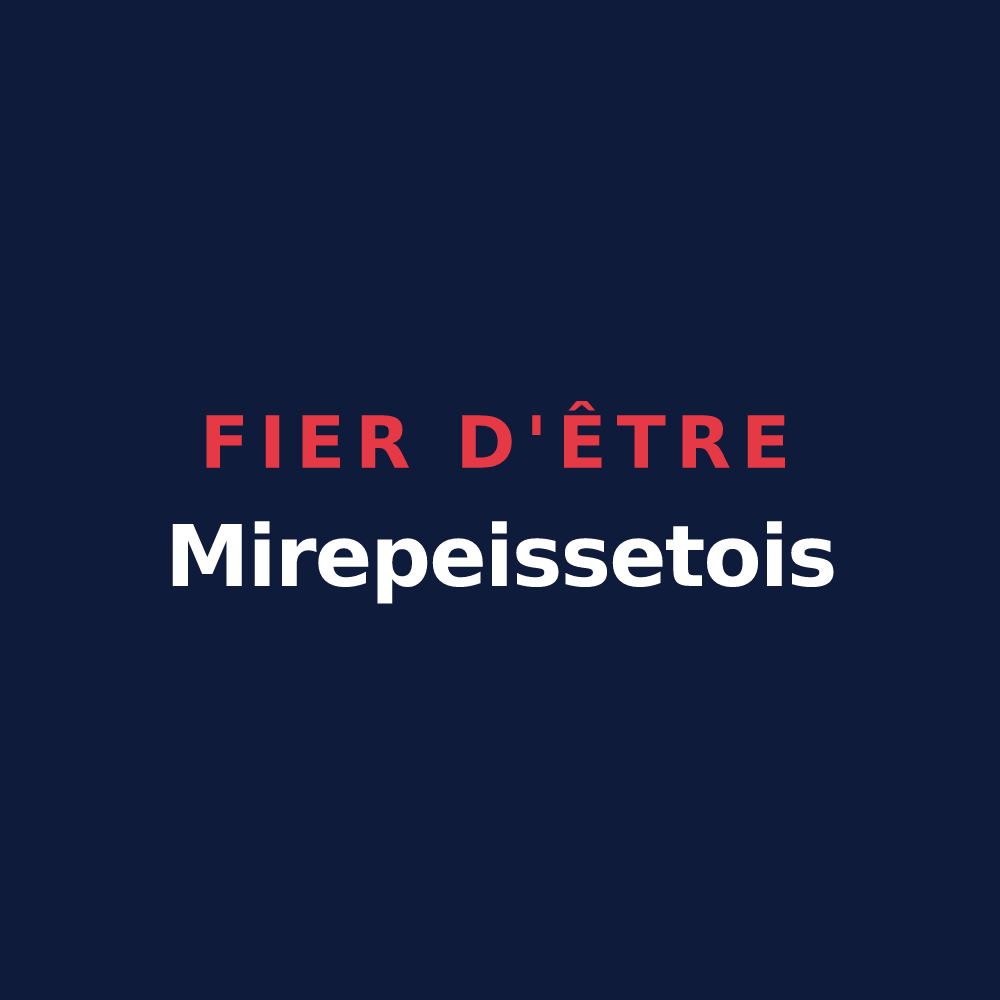 T-shirt « Fier d'être Mirepeissetois » — design pour Mirepeisset