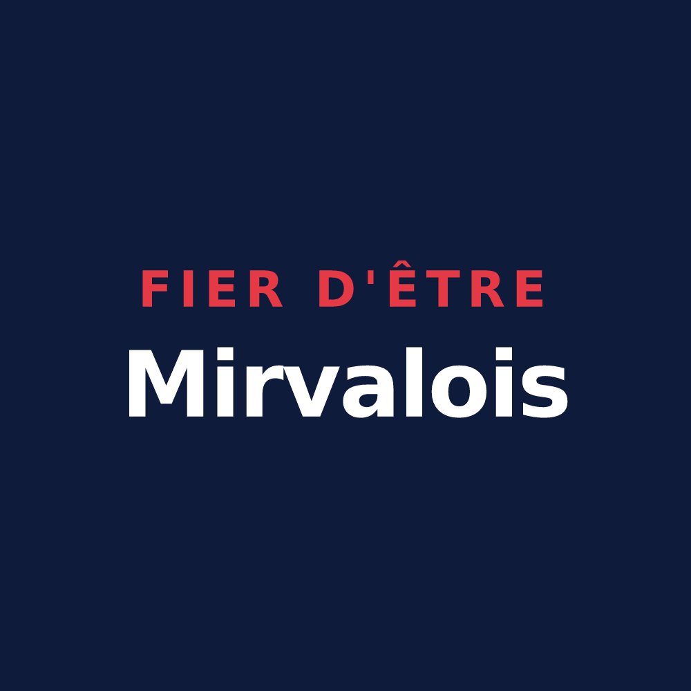 T-shirt « Fier d'être Mirvalois » — design pour Mirvaux