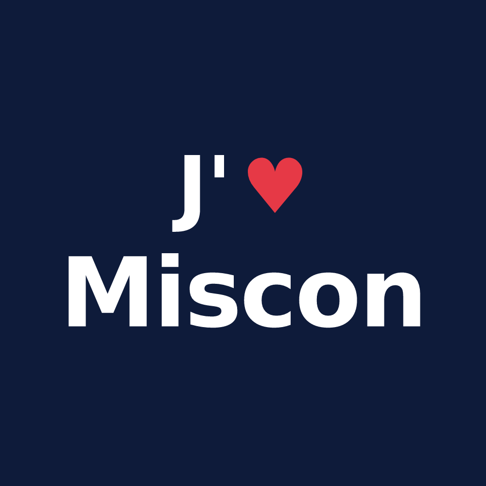 T-shirt personnalisé Miscon — design J'aime Miscon