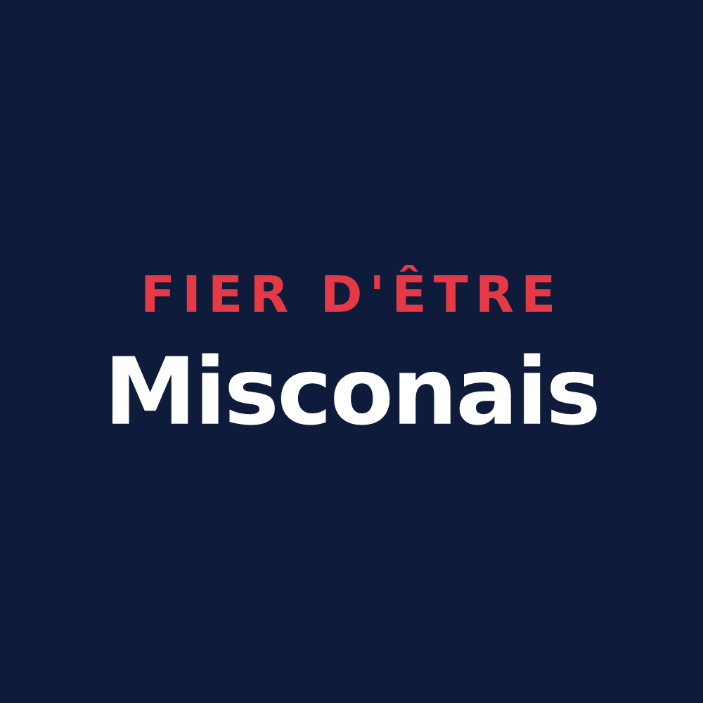 T-shirt « Fier d'être Misconais » — design pour Miscon
