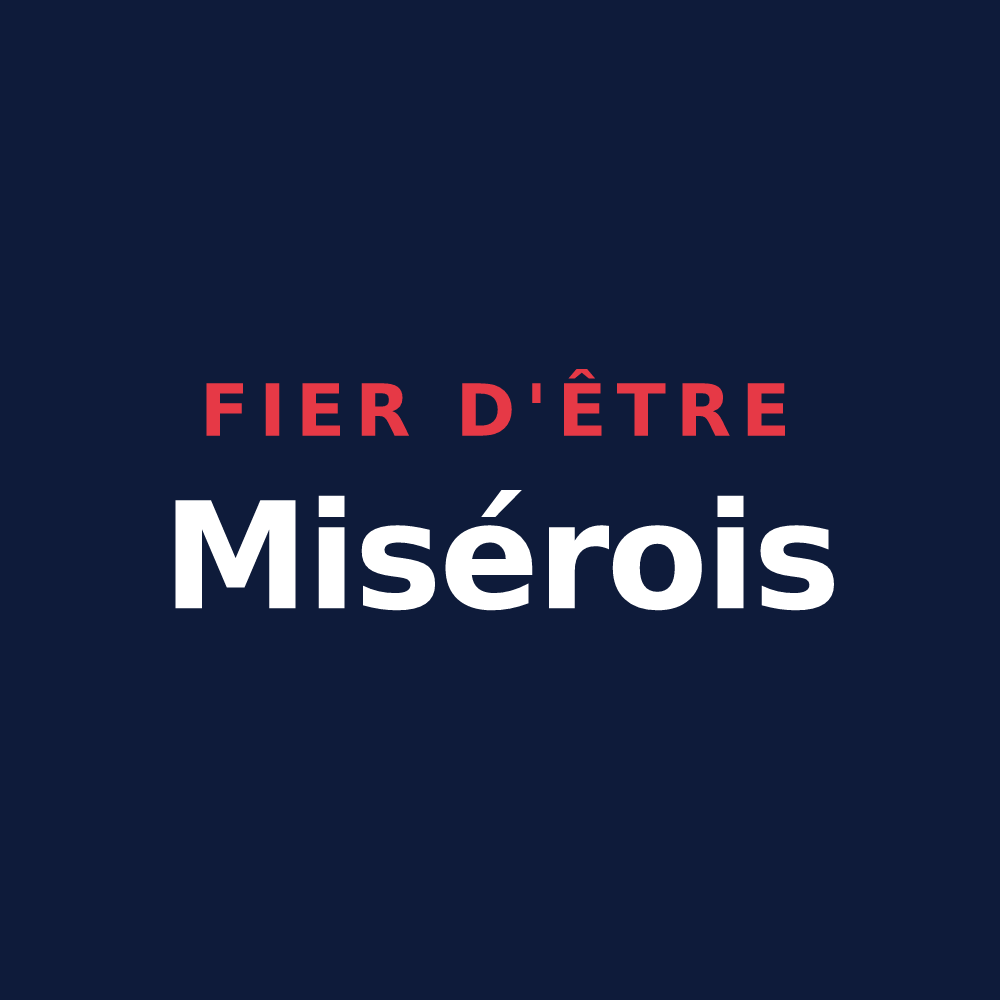 T-shirt « Fier d'être Misérois » — design pour Miserey