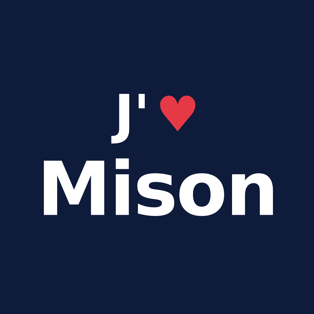 T-shirt personnalisé Mison — design J'aime Mison