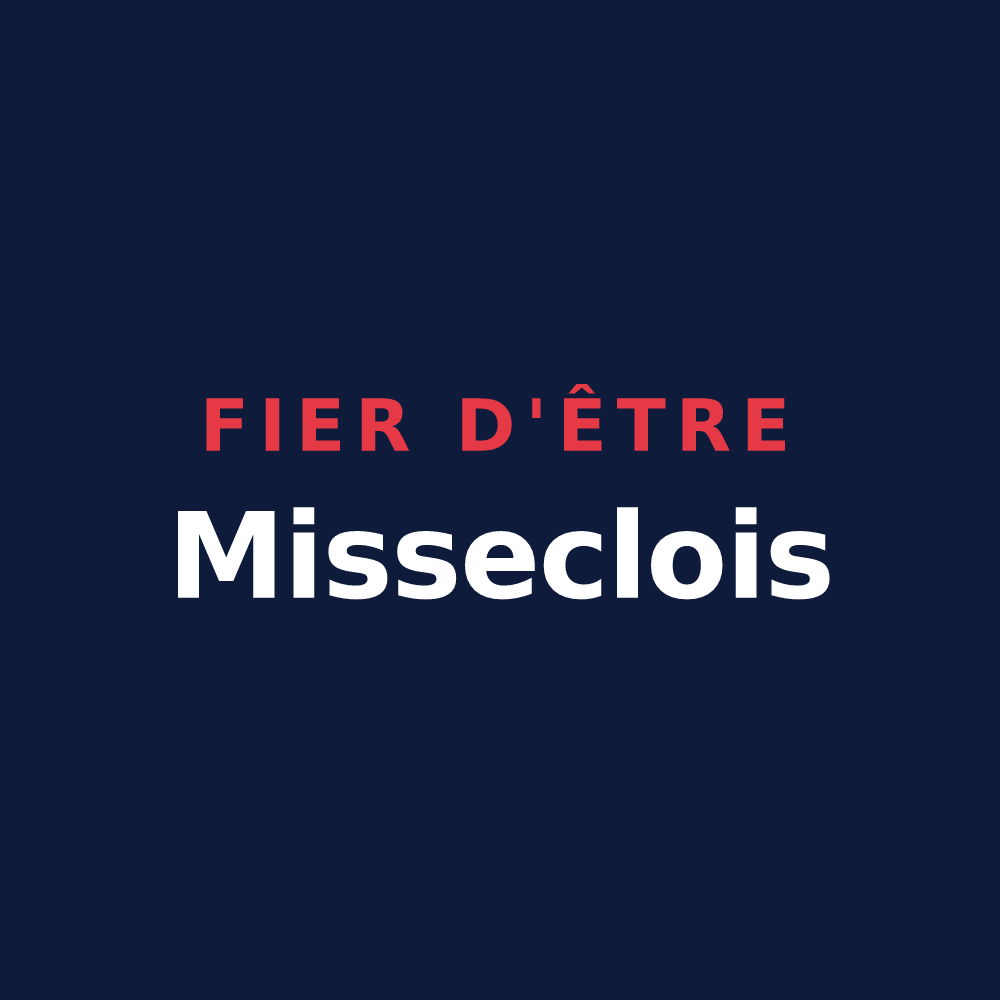 T-shirt « Fier d'être Misseclois » — design pour Missècle