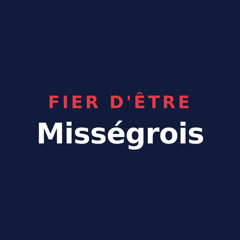 T-shirt « Fier d'être Misségrois » — design pour Missègre