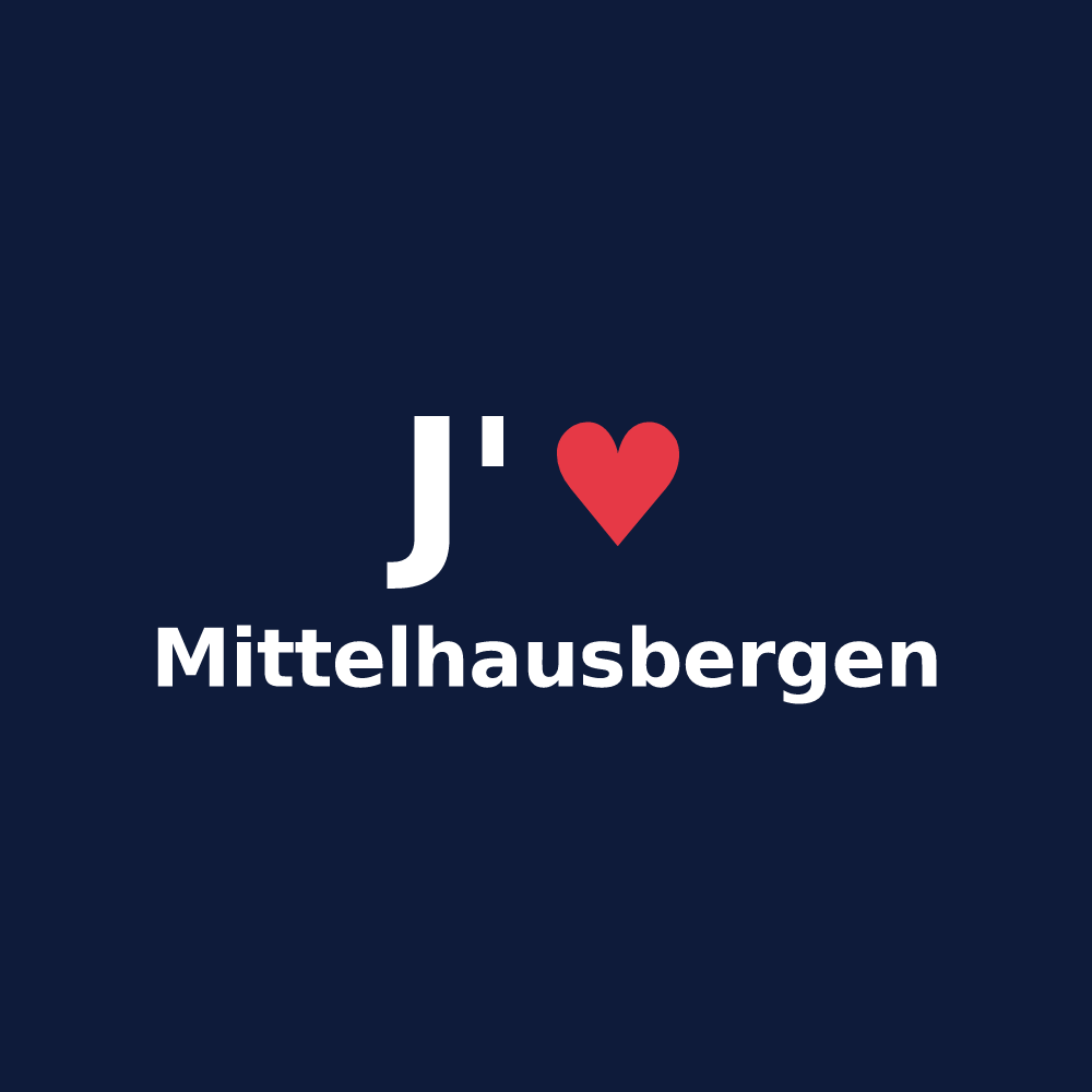 T-shirt personnalisé Mittelhausbergen — design J'aime Mittelhausbergen