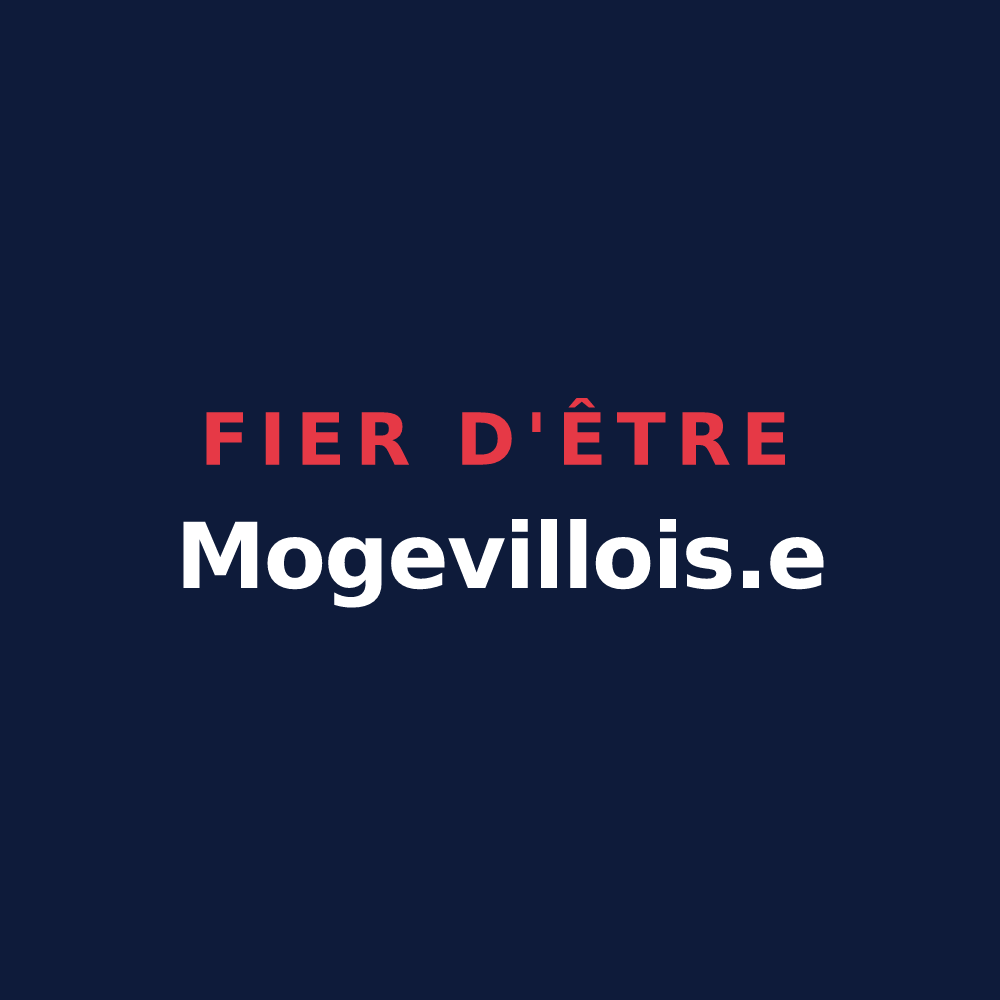 T-shirt « Fier d'être Mogevillois.e » — design pour Mogeville