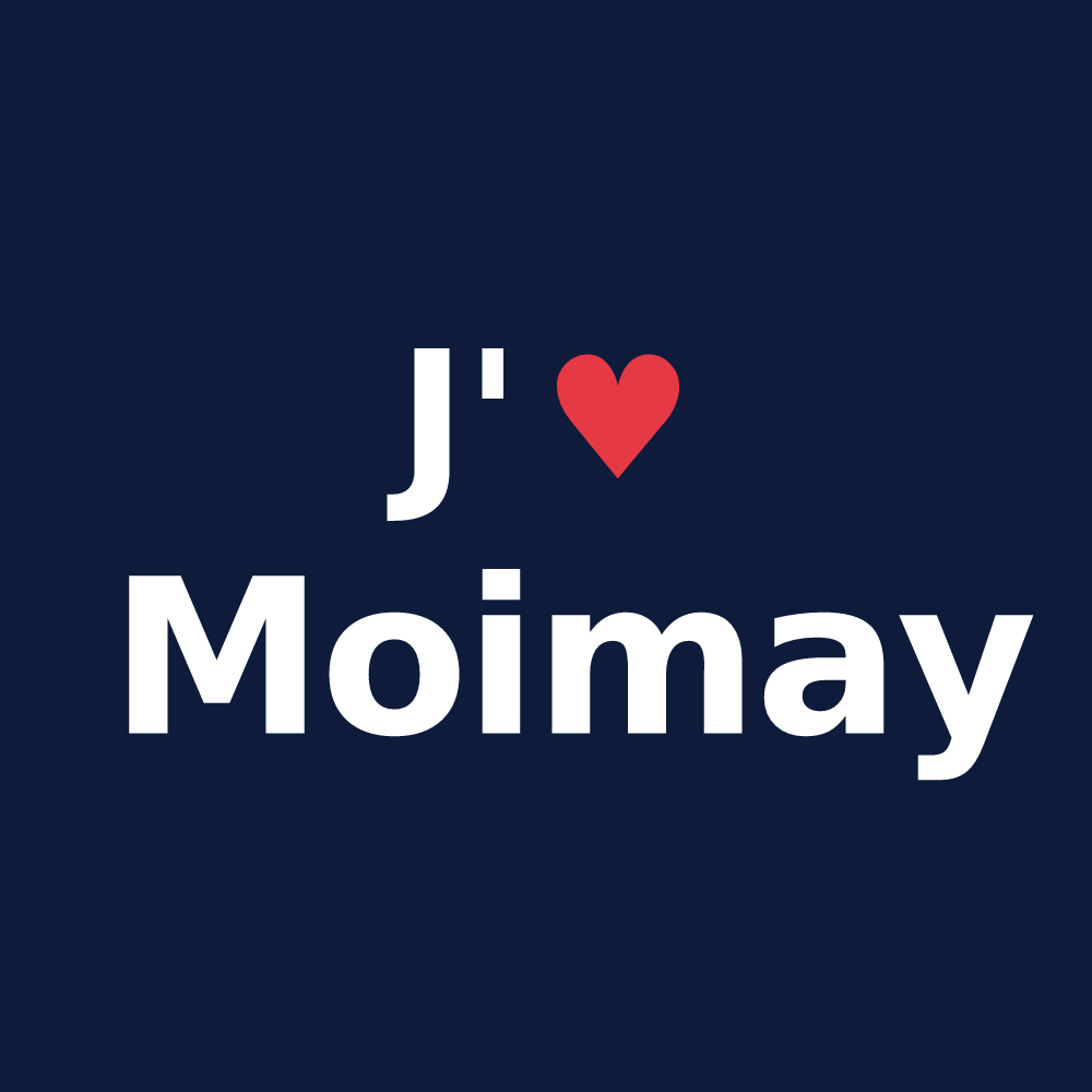 T-shirt personnalisé Moimay — design J'aime Moimay