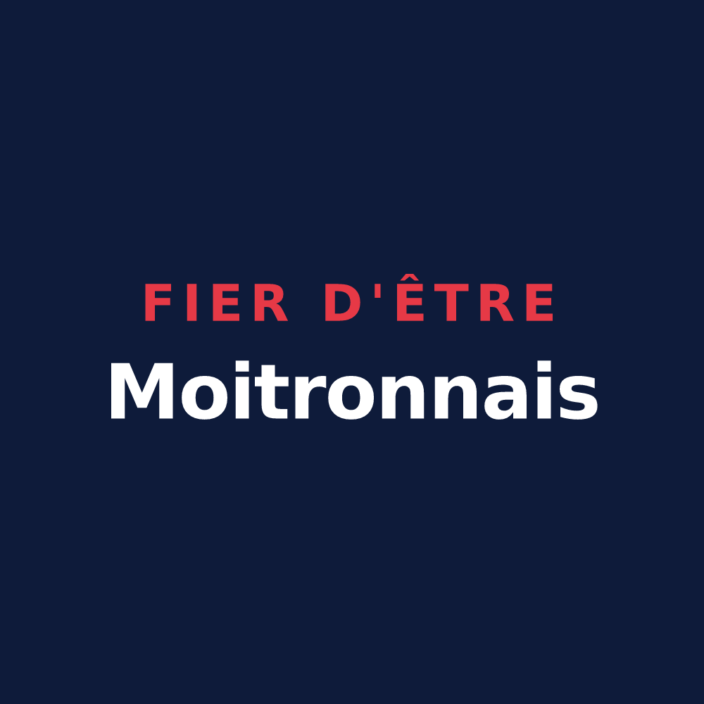 T-shirt « Fier d'être Moitronnais » — design pour Moitron-sur-Sarthe