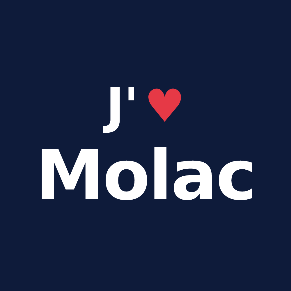 T-shirt personnalisé Molac — design J'aime Molac