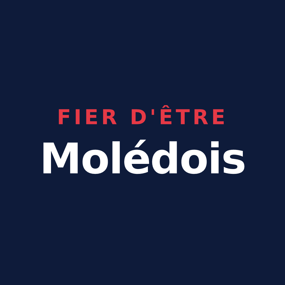 T-shirt « Fier d'être Molédois » — design pour Molèdes