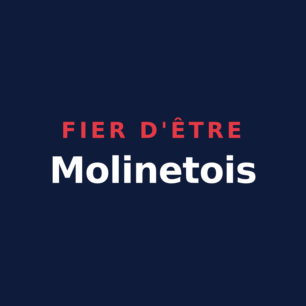 T-shirt « Fier d'être Molinetois » — design pour Molinet