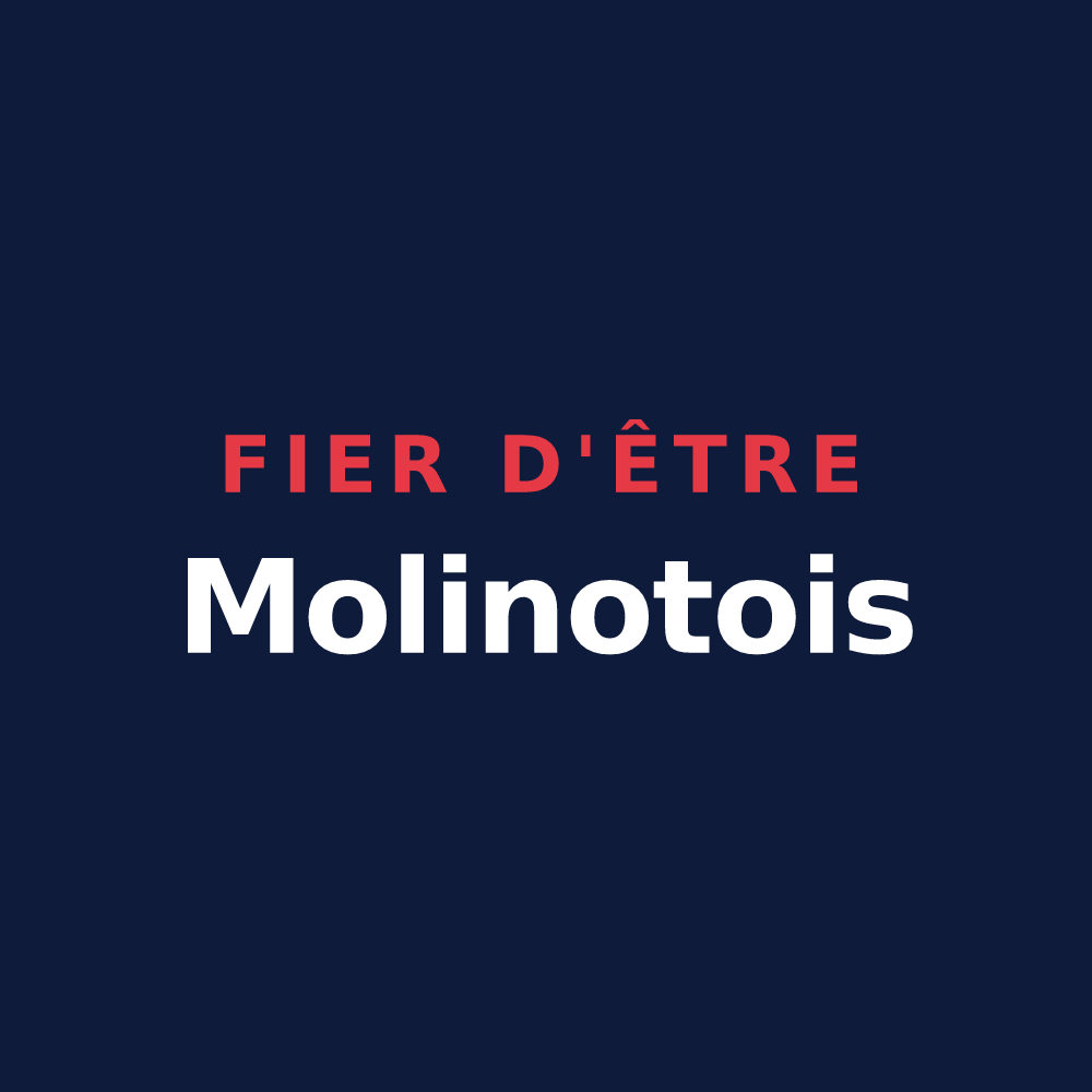 T-shirt « Fier d'être Molinotois » — design pour Molinot