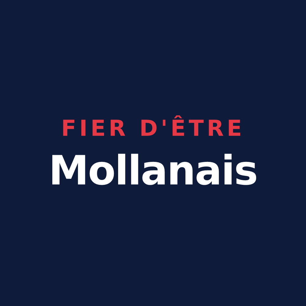 T-shirt « Fier d'être Mollanais » — design pour Mollans-sur-Ouvèze