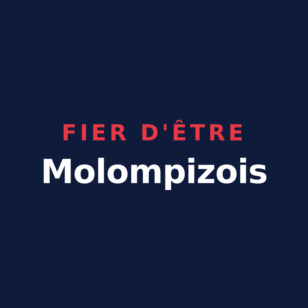 T-shirt « Fier d'être Molompizois » — design pour Molompize