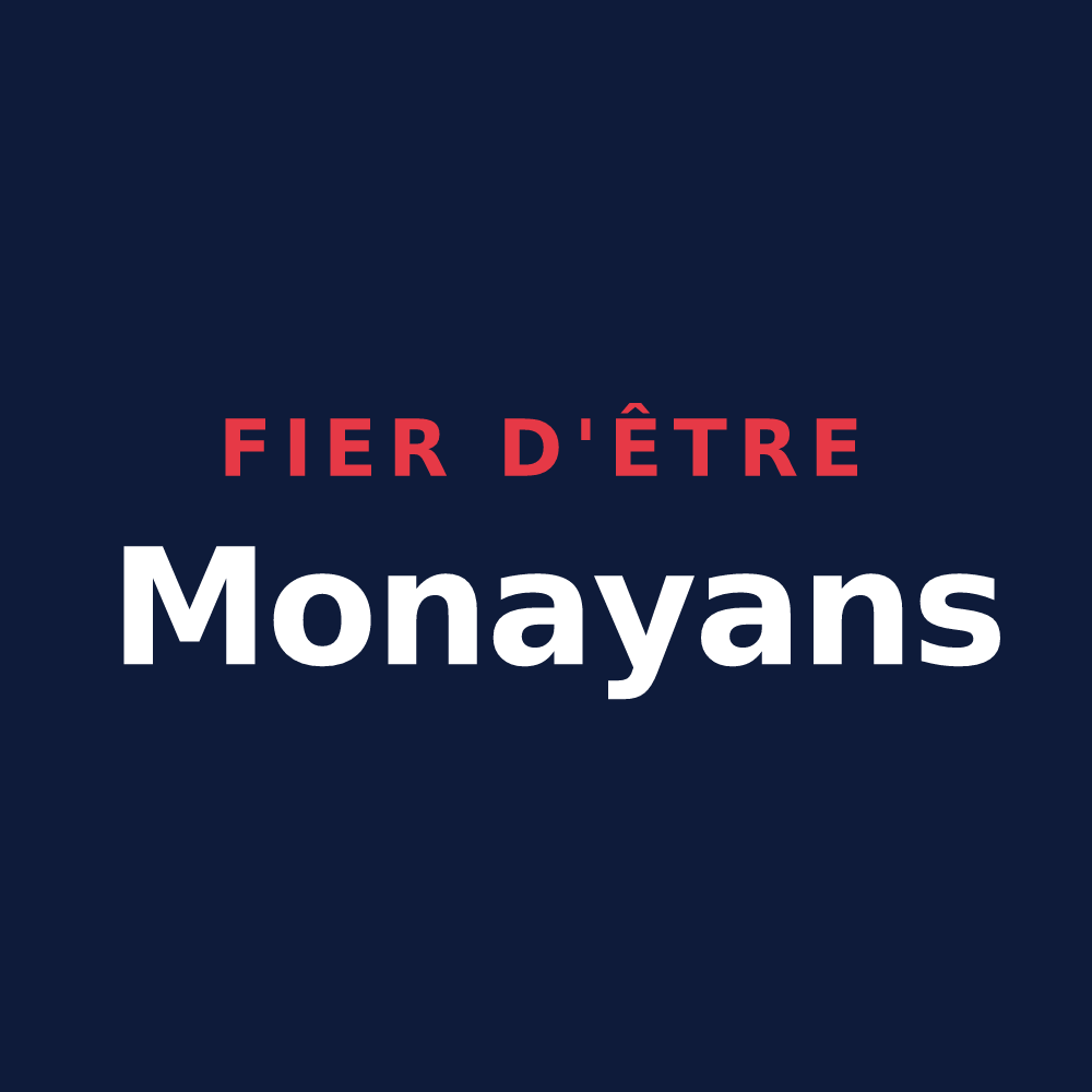 T-shirt « Fier d'être Monayans » — design pour Monay