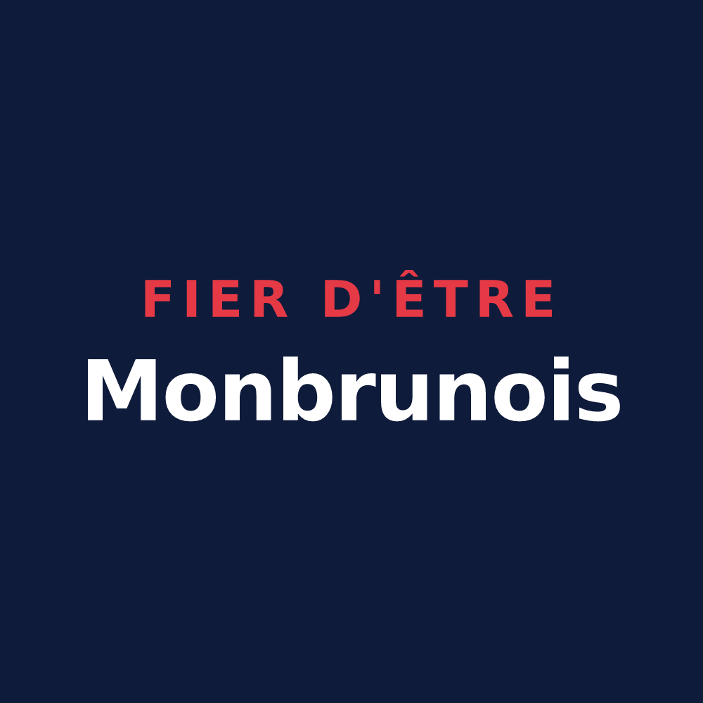 T-shirt « Fier d'être Monbrunois » — design pour Monbrun