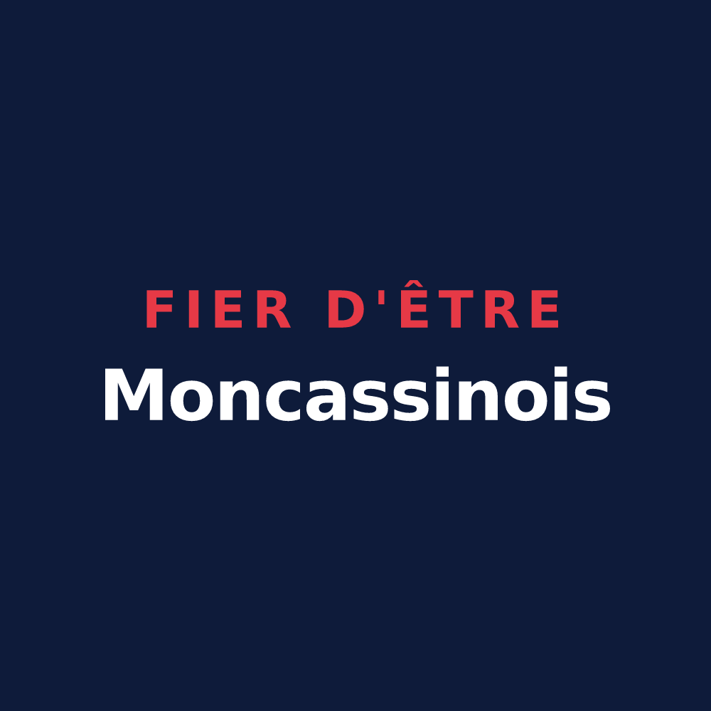 T-shirt « Fier d'être Moncassinois » — design pour Moncassin
