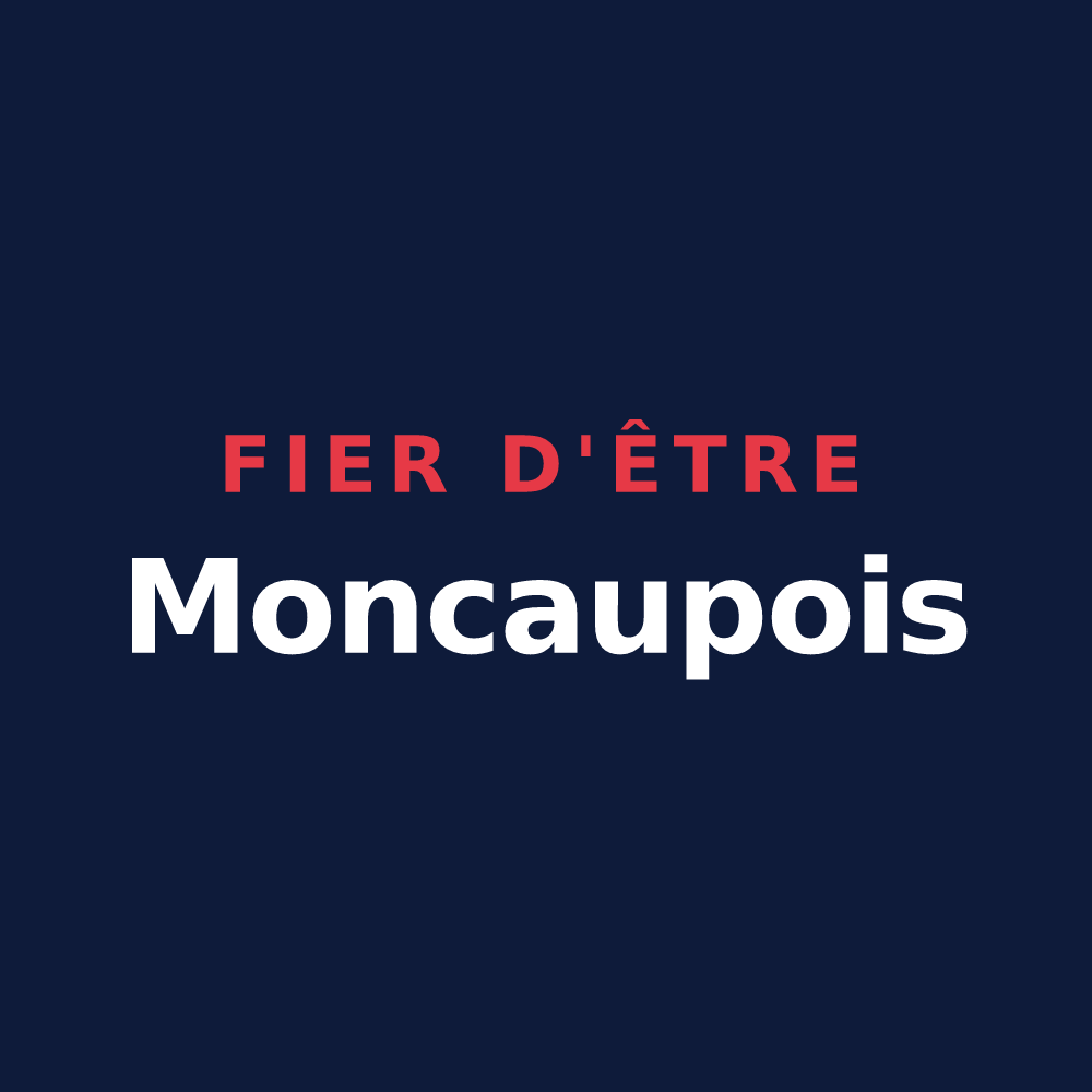 T-shirt « Fier d'être Moncaupois » — design pour Moncaup