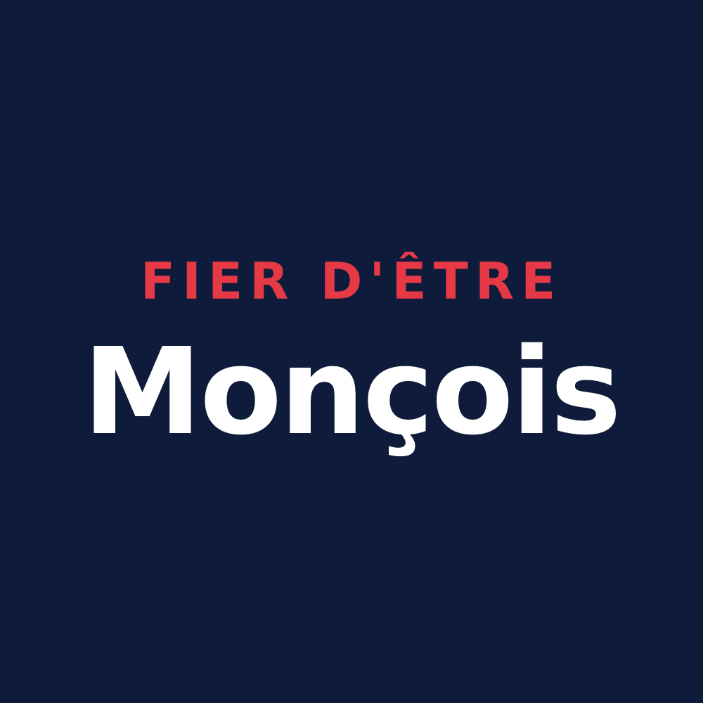 T-shirt « Fier d'être Monçois » — design pour Monceaux-en-Bessin