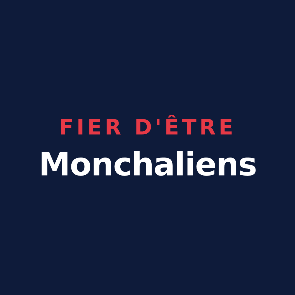 T-shirt « Fier d'être Monchaliens » — design pour Monchaux-Soreng