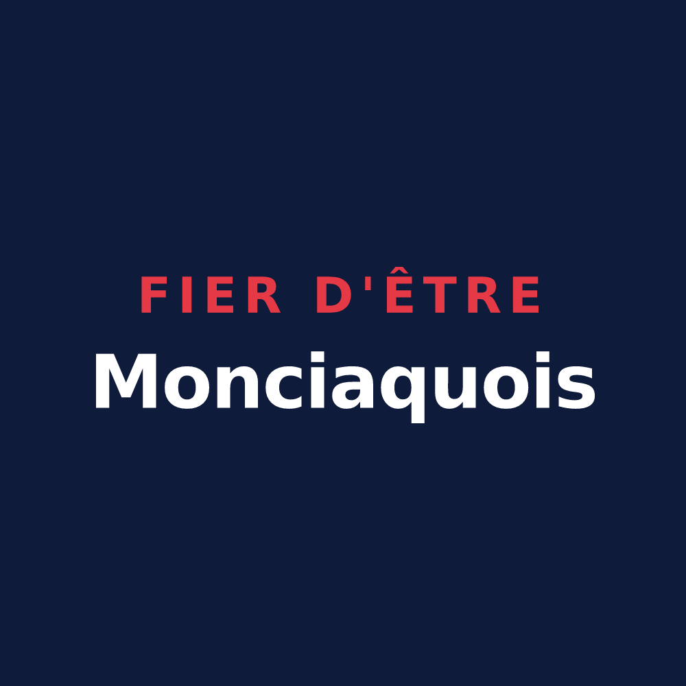 T-shirt « Fier d'être Monciaquois » — design pour Monchy-au-Bois