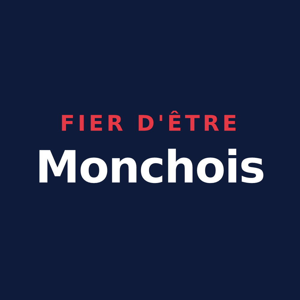 T-shirt « Fier d'être Monchois » — design pour Monchy-sur-Eu
