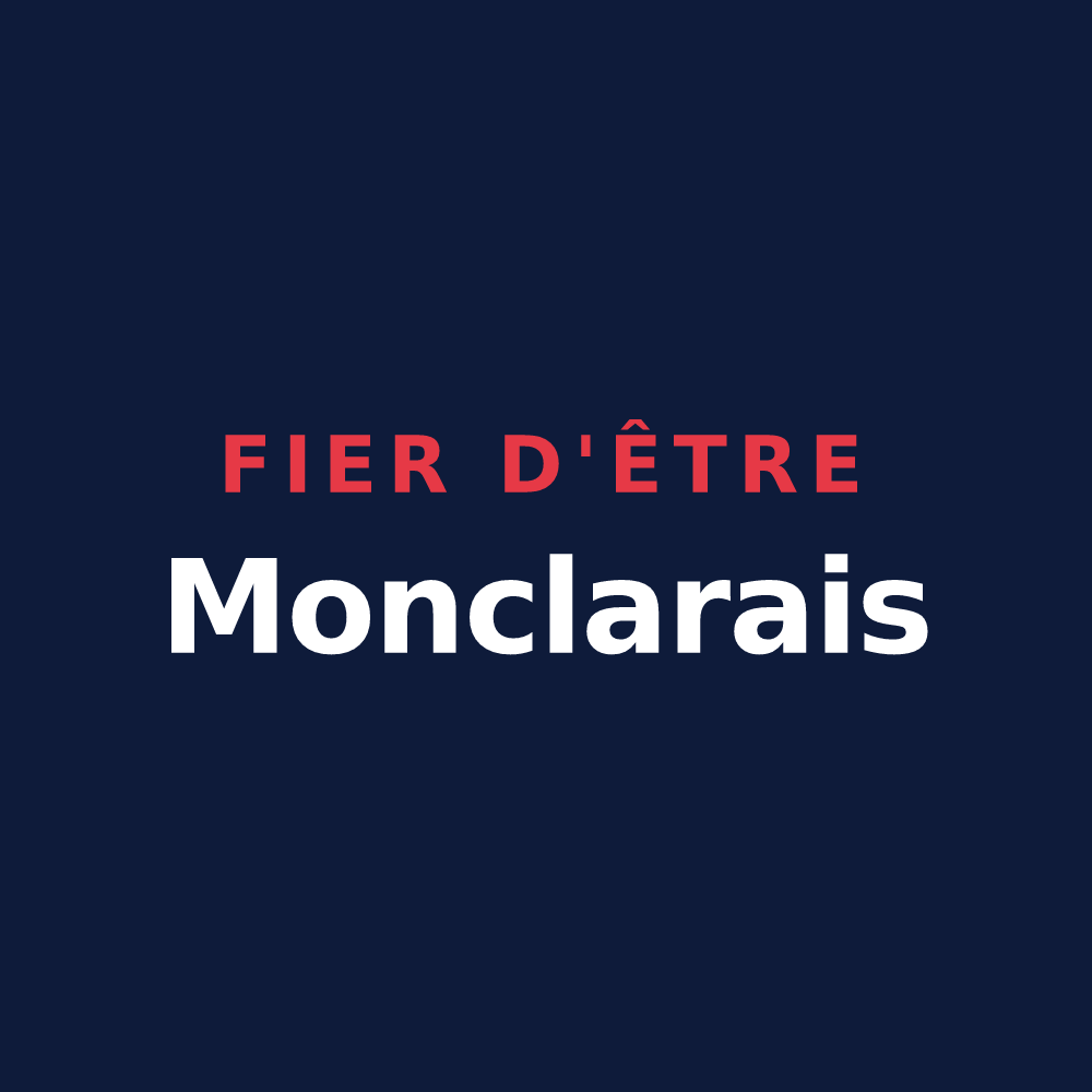 T-shirt « Fier d'être Monclarais » — design pour Monclar-sur-Losse