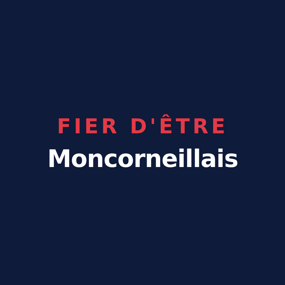 T-shirt « Fier d'être Moncorneillais » — design pour Moncorneil-Grazan