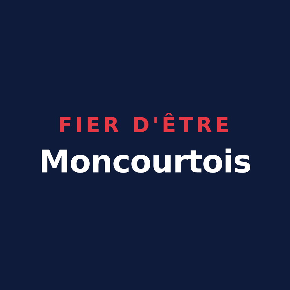 T-shirt « Fier d'être Moncourtois » — design pour Moncourt