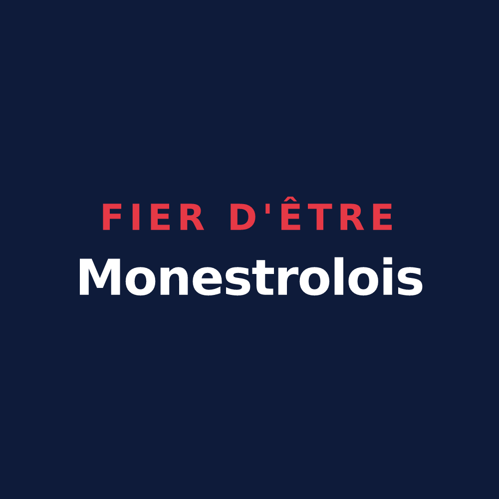 T-shirt « Fier d'être Monestrolois » — design pour Monestrol