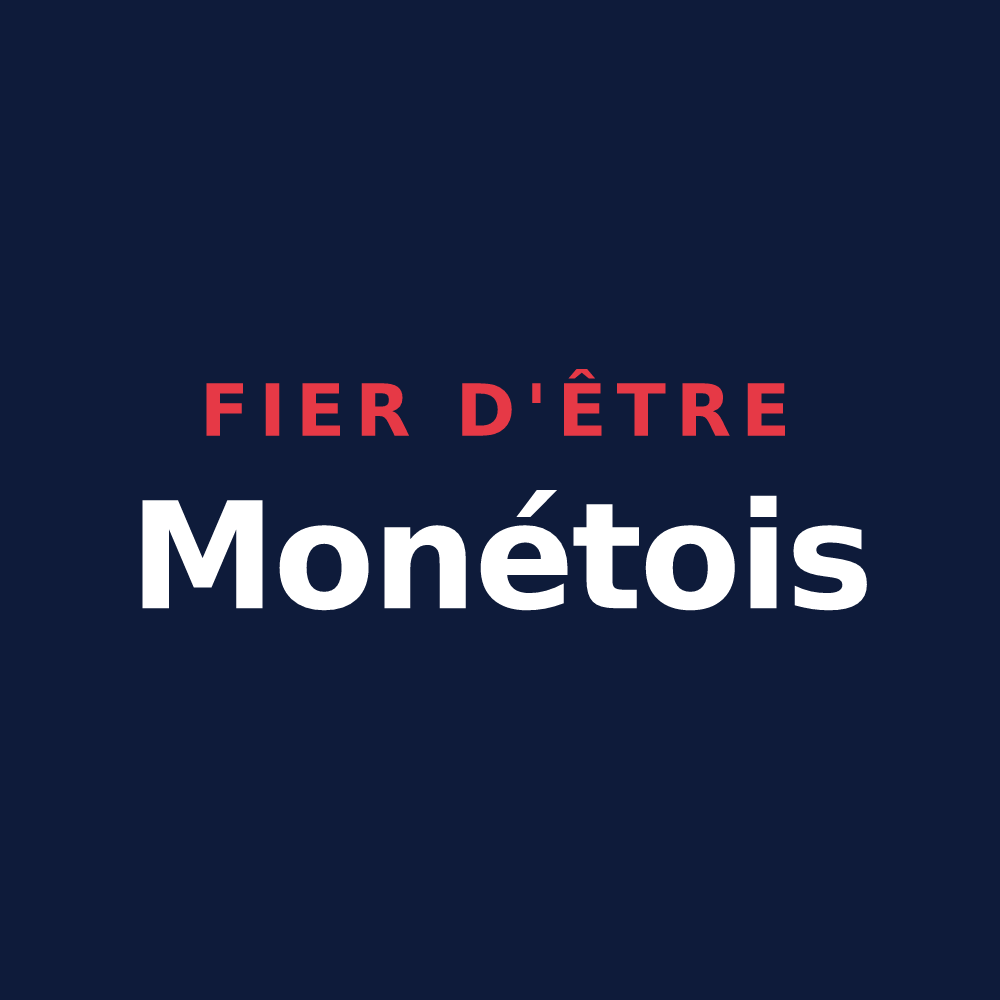 T-shirt « Fier d'être Monétois » — design pour Monétay-sur-Allier