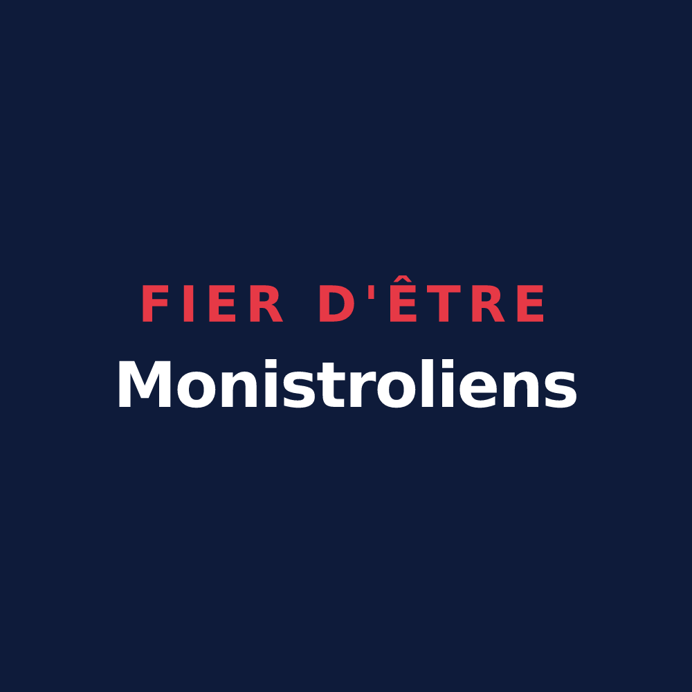 T-shirt « Fier d'être Monistroliens » — design pour Monistrol-sur-Loire