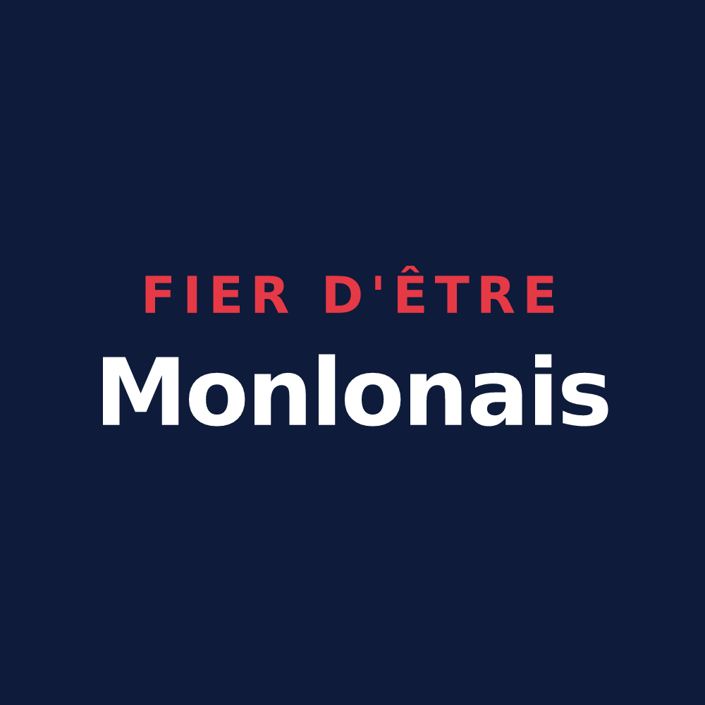 T-shirt « Fier d'être Monlonais » — design pour Monlong