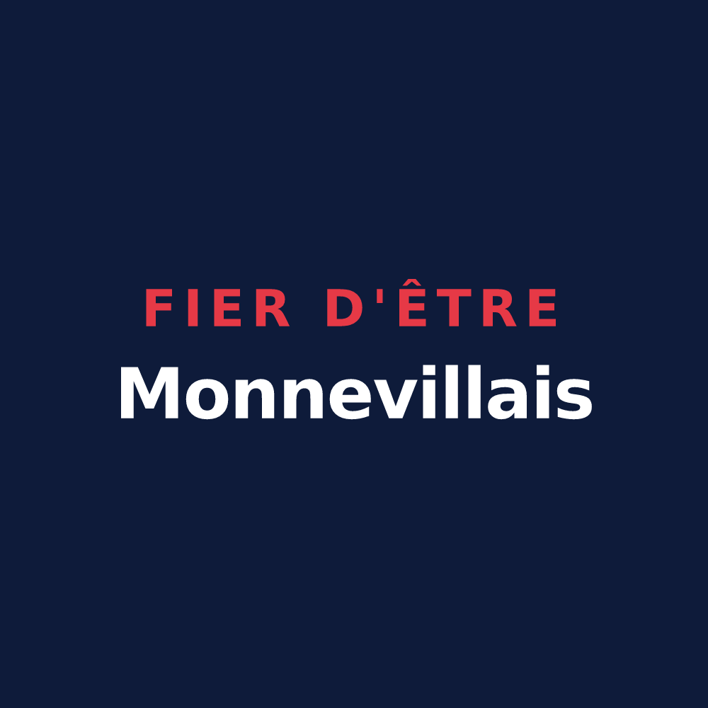 T-shirt « Fier d'être Monnevillais » — design pour Monneville