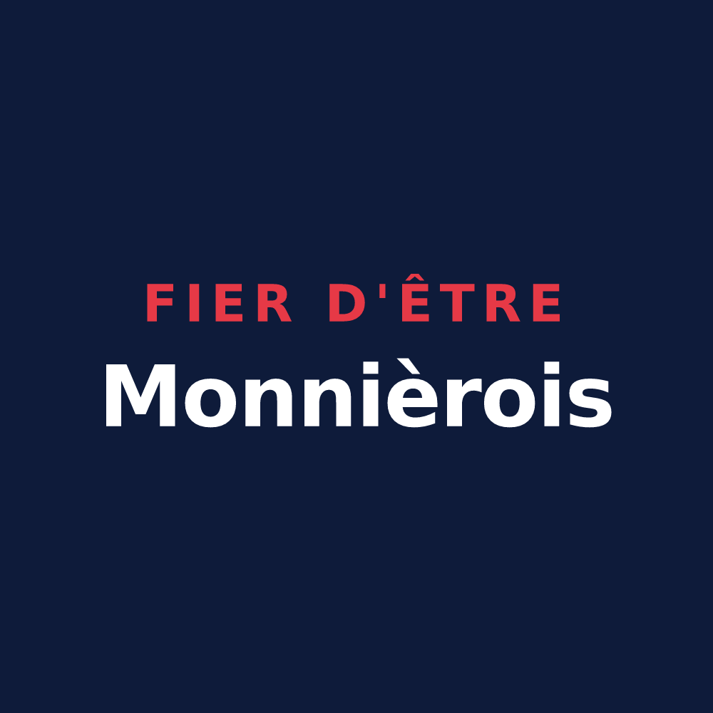T-shirt « Fier d'être Monnièrois » — design pour Monnières