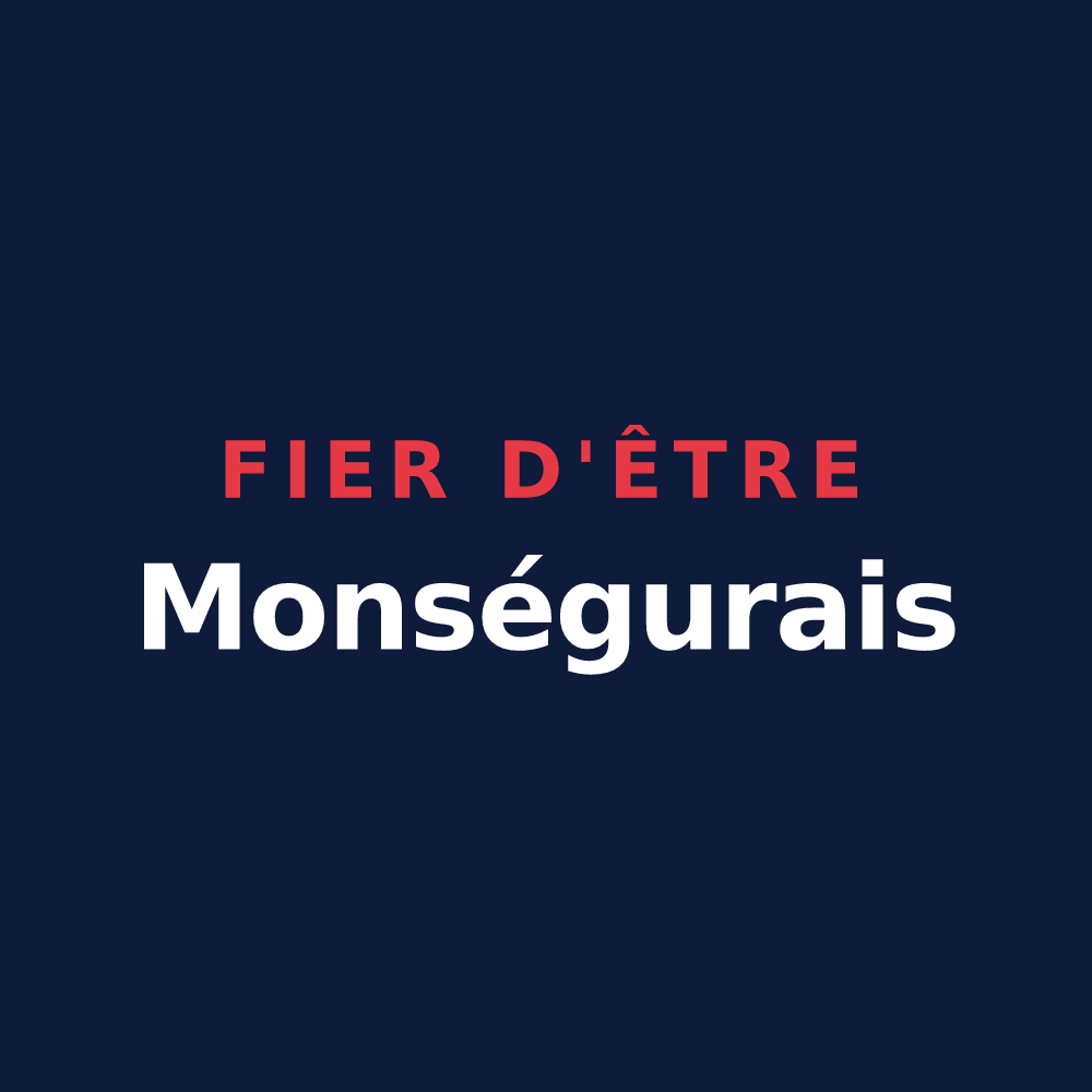 T-shirt « Fier d'être Monségurais » — design pour Monségur