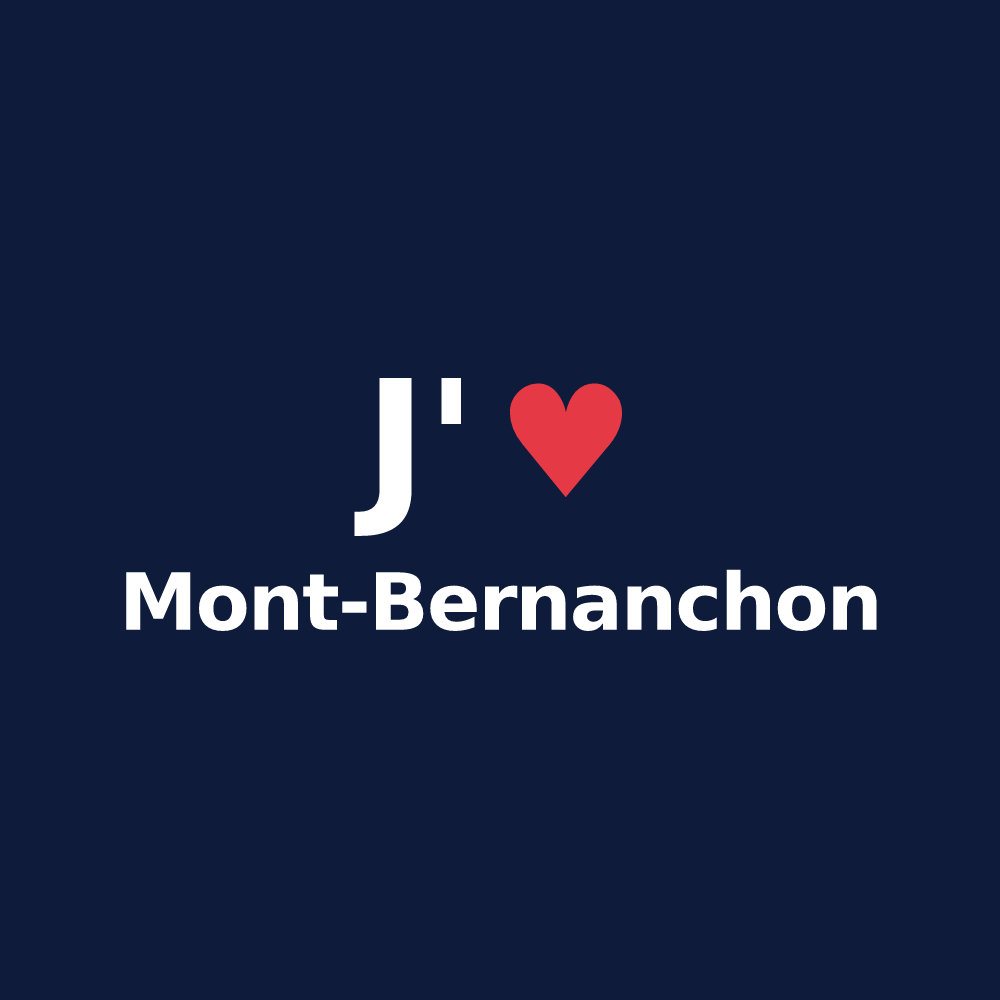 T-shirt personnalisé Mont-Bernanchon — design J'aime Mont-Bernanchon