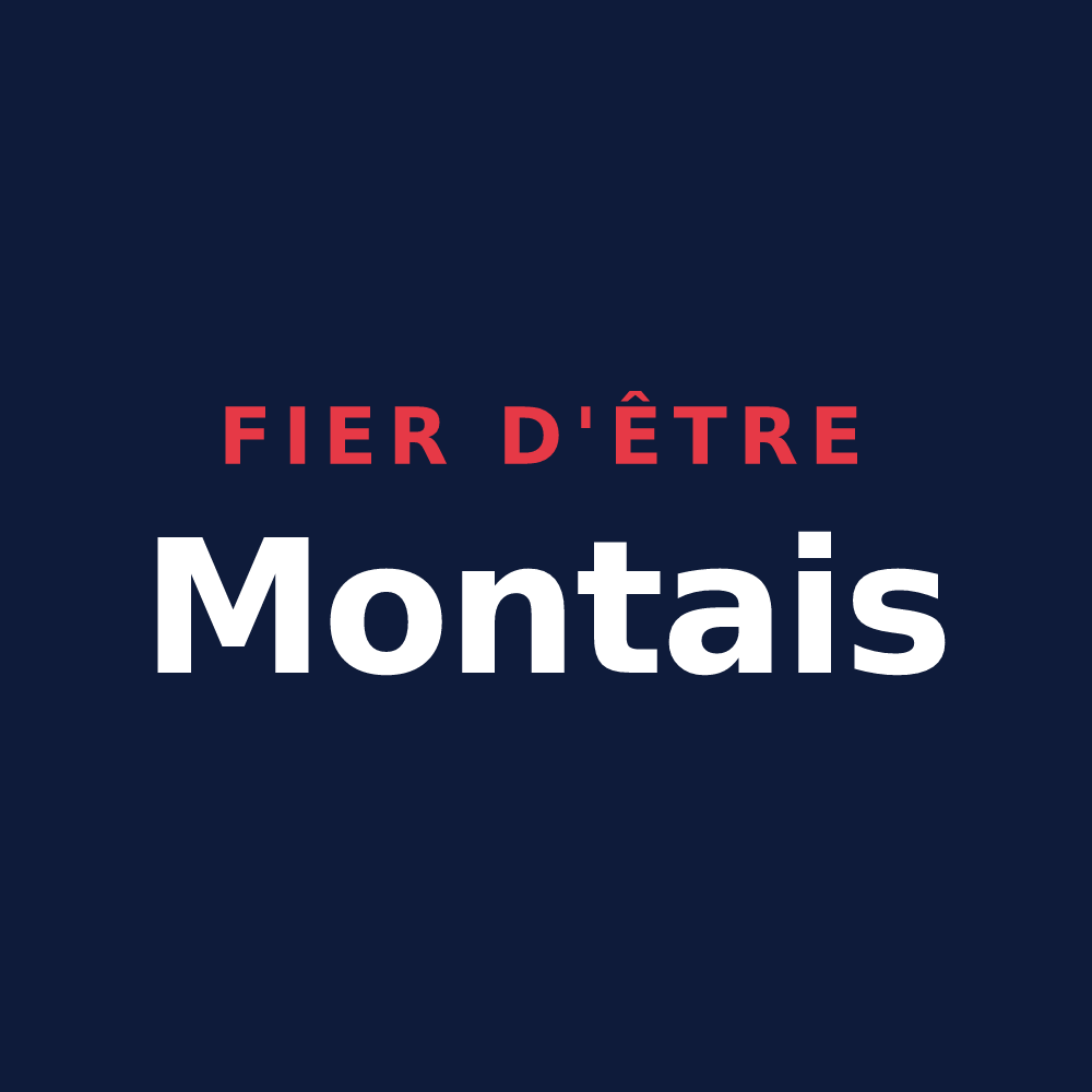 T-shirt « Fier d'être Montais » — design pour Mont-près-Chambord