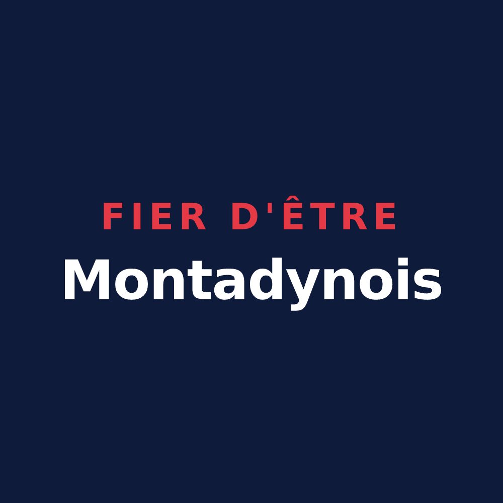 T-shirt « Fier d'être Montadynois » — design pour Montady