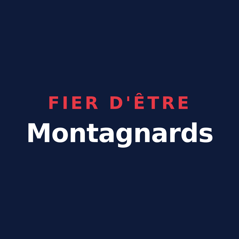 T-shirt « Fier d'être Montagnards » — design pour Montagne-Fayel