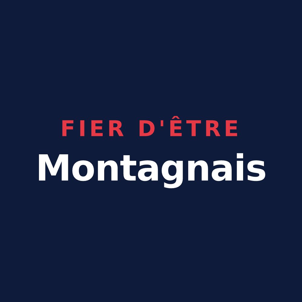 T-shirt « Fier d'être Montagnais » — design pour Montagne