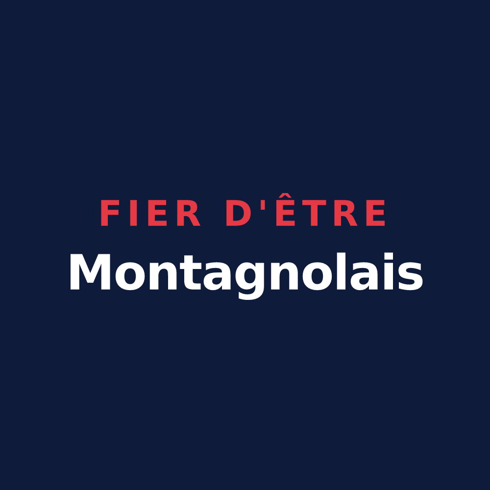 T-shirt « Fier d'être Montagnolais » — design pour Montagnole