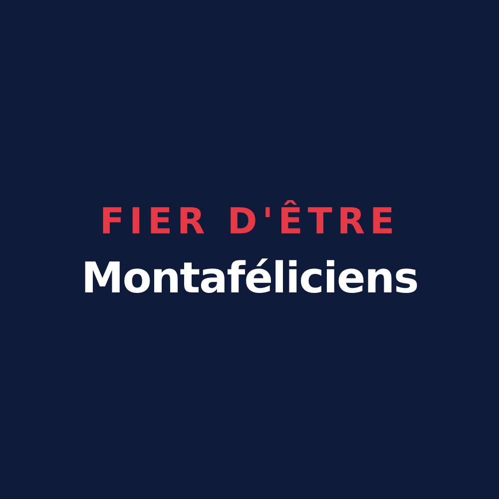 T-shirt « Fier d'être Montaféliciens » — design pour Montagny-Sainte-Félicité