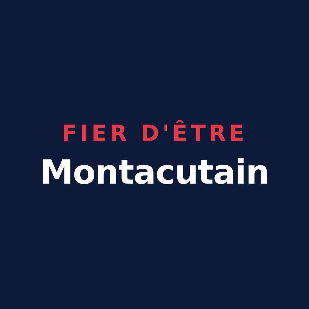 T-shirt « Fier d'être Montacutain » — design pour Montaigu-Vendée