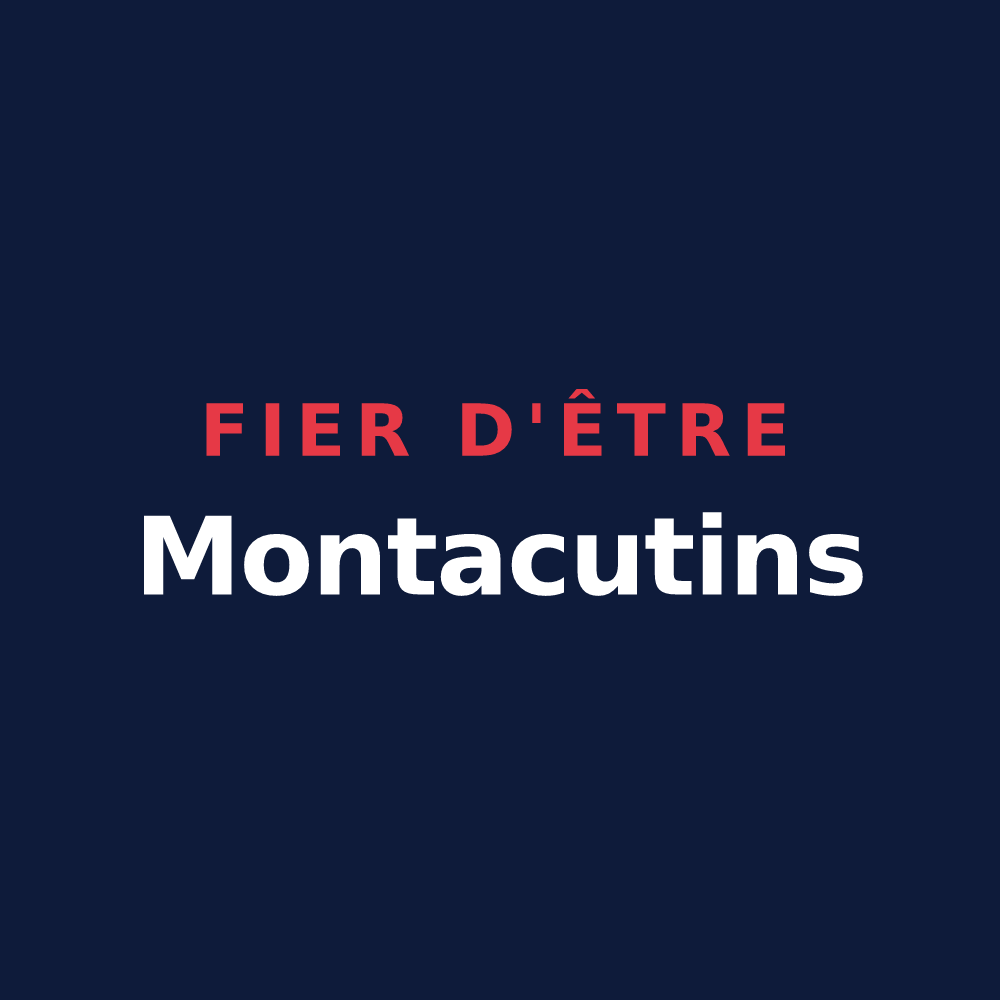 T-shirt « Fier d'être Montacutins » — design pour Montaigut-le-Blanc