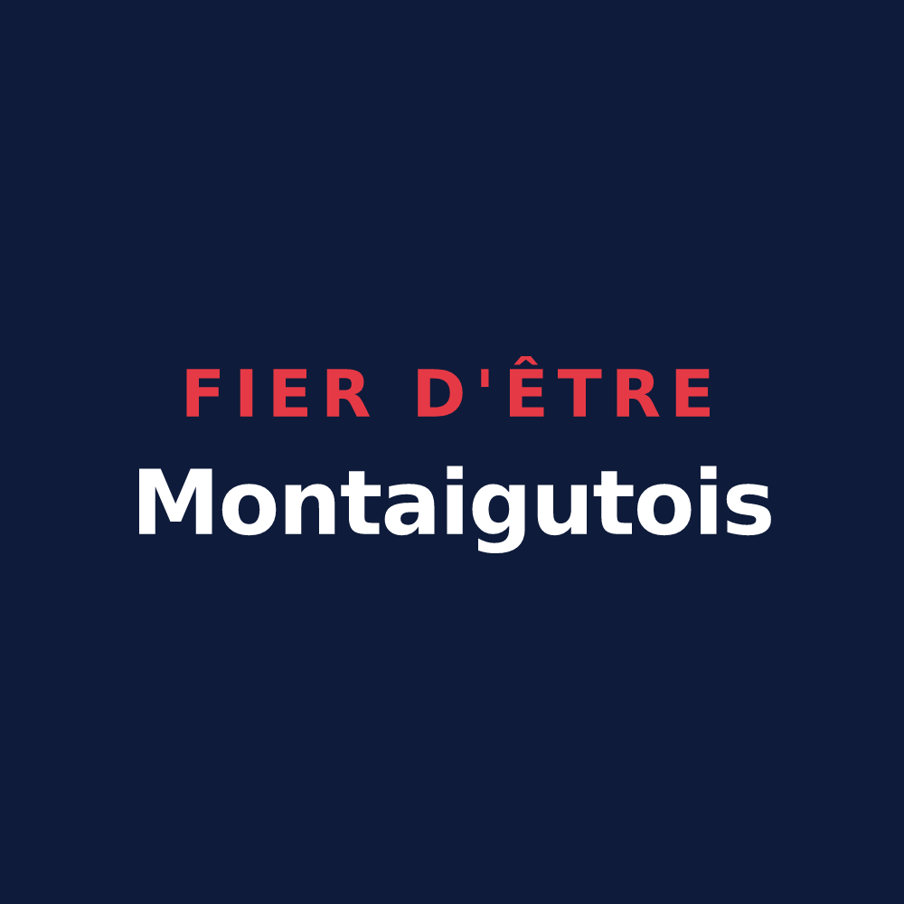 T-shirt « Fier d'être Montaigutois » — design pour Montaigut-sur-Save