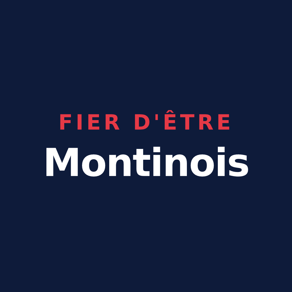 T-shirt « Fier d'être Montinois » — design pour Montain