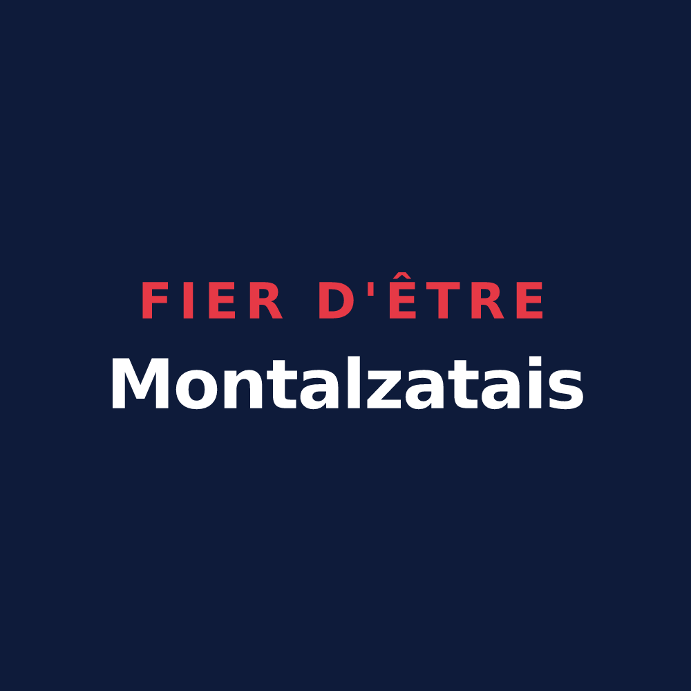T-shirt « Fier d'être Montalzatais » — design pour Montalzat