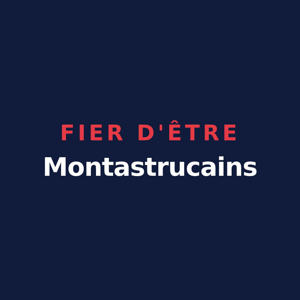 T-shirt « Fier d'être Montastrucains » — design pour Montastruc-de-Salies