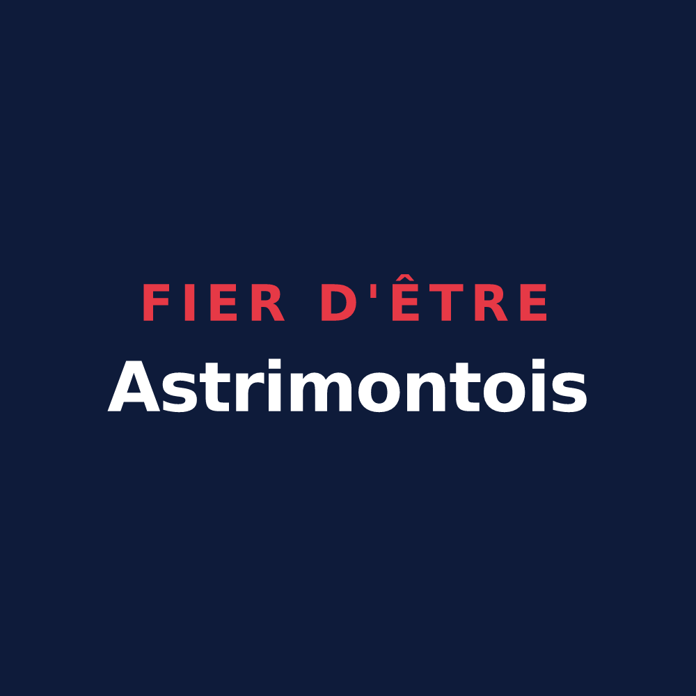 T-shirt « Fier d'être Astrimontois » — design pour Montastruc-Savès